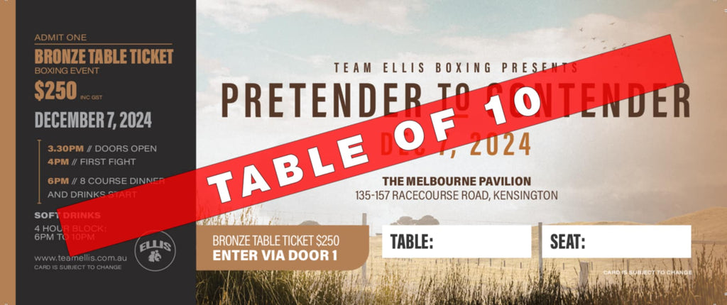 Bronze Table - Pretender to Contender