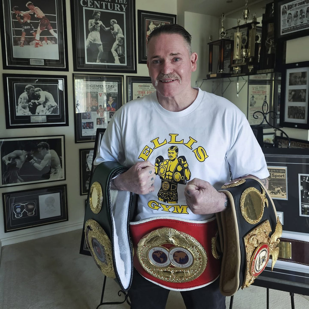 Master Blaster Ellis Gym T-Shirt | White/Yellow