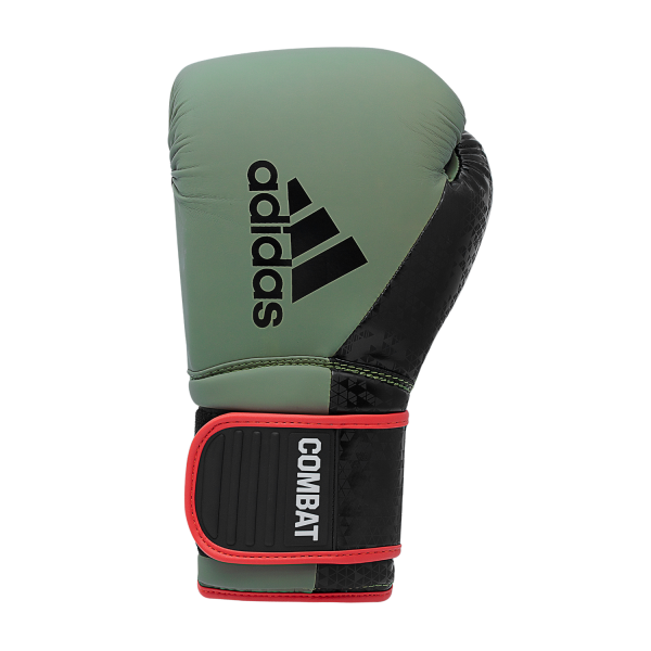 Adidas Combat 50 Boxing Gloves - Orbit Green