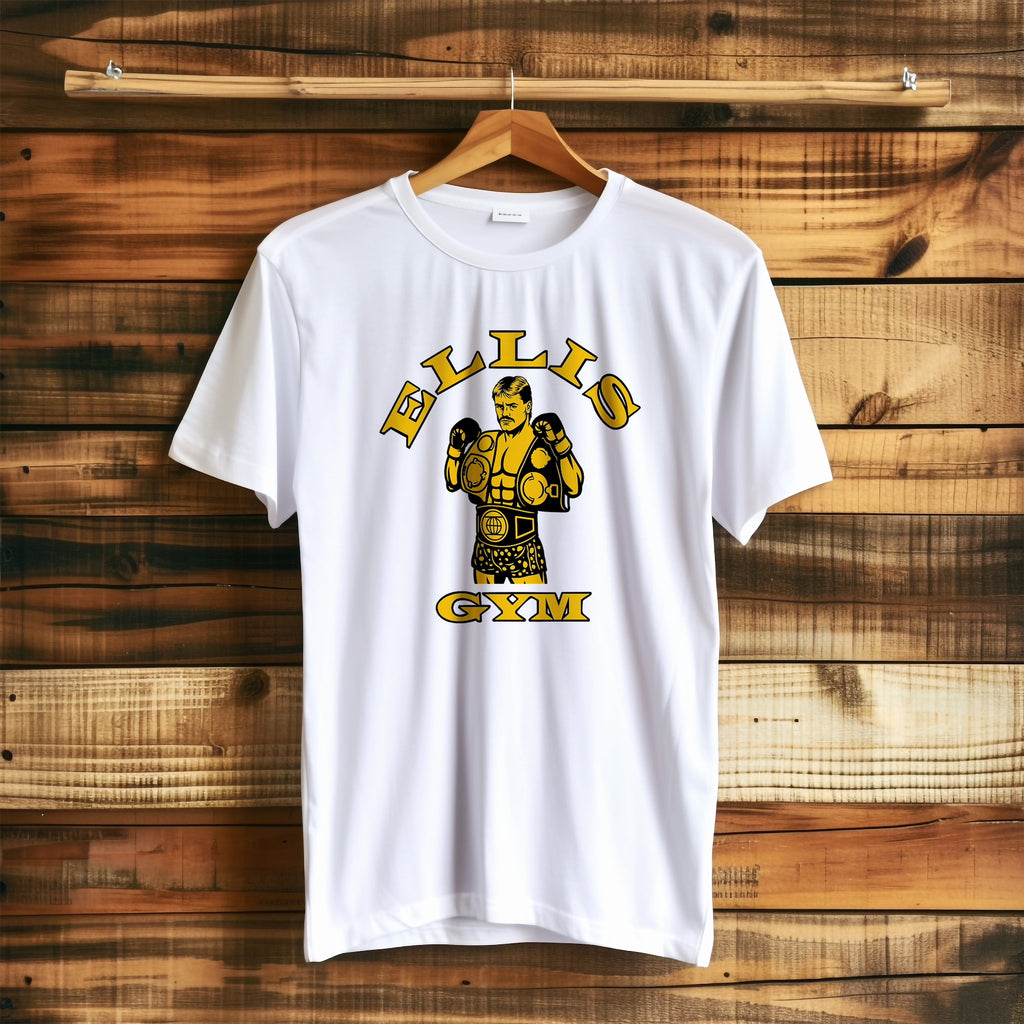 Master Blaster Ellis Gym T-Shirt | White/Yellow